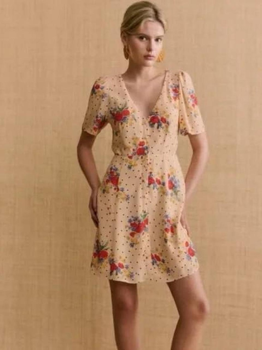 Sezane Lily Dress Poppy - Size 6
